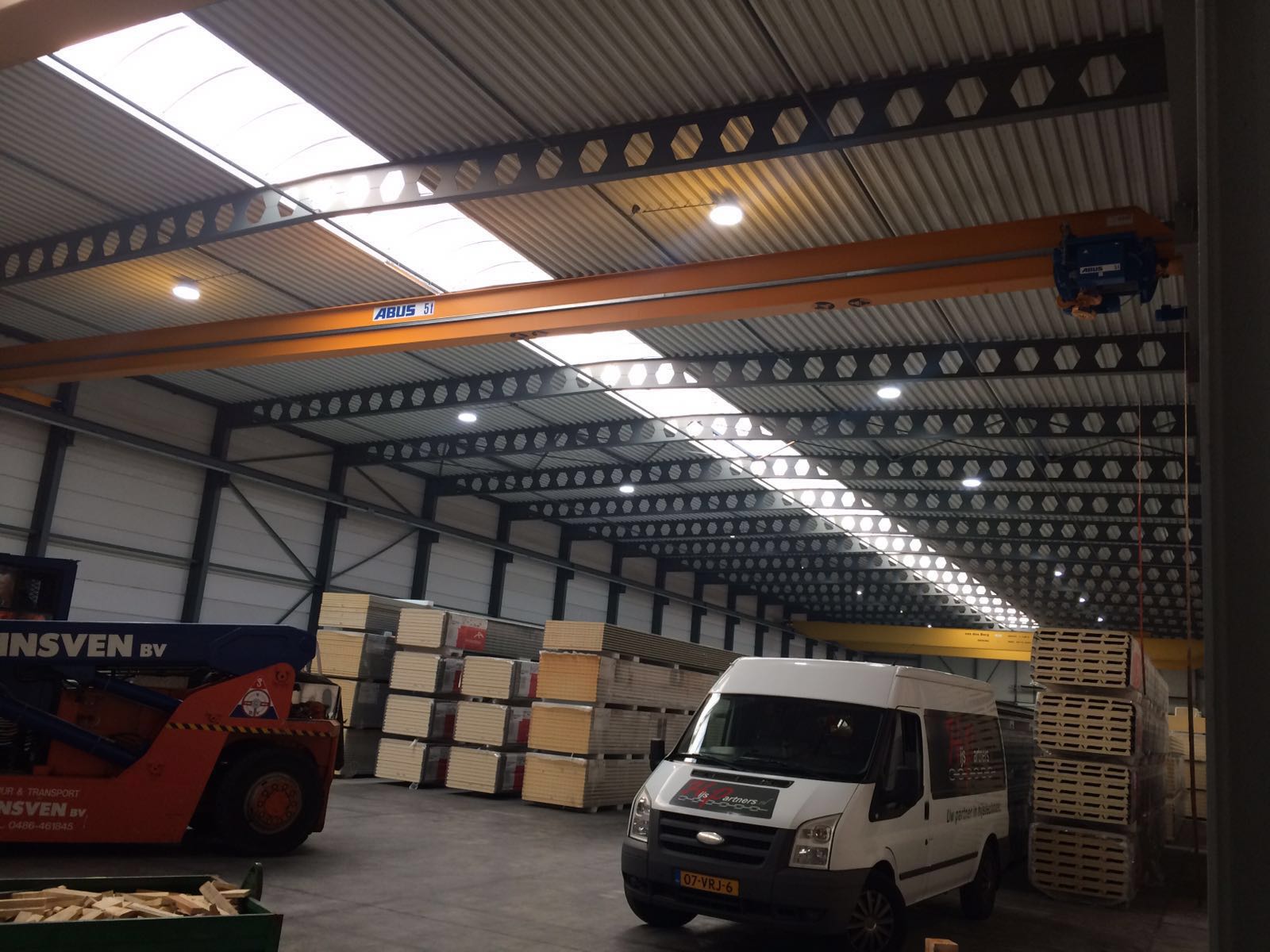 4x 5 tons Abus kraan