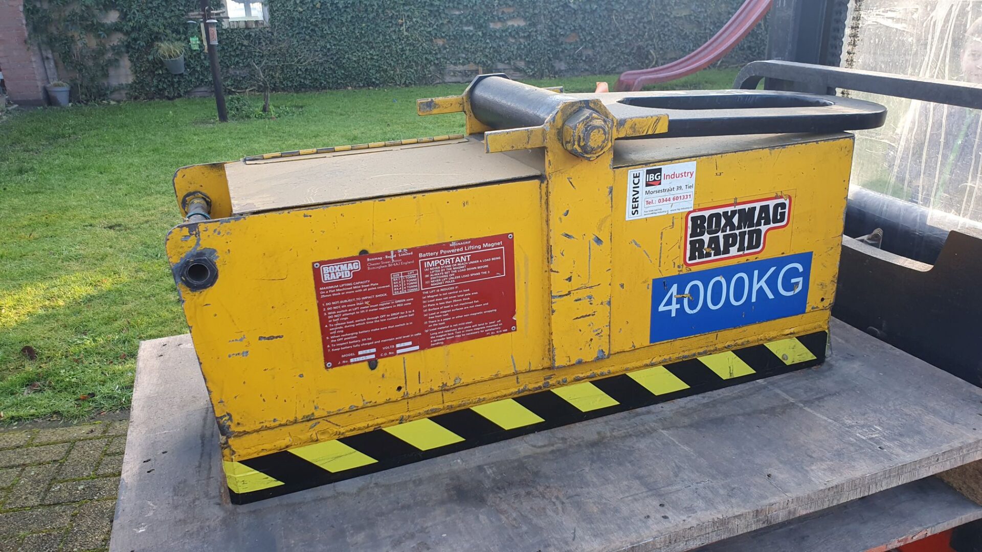 4 tons Boxmag hijsmagneet
