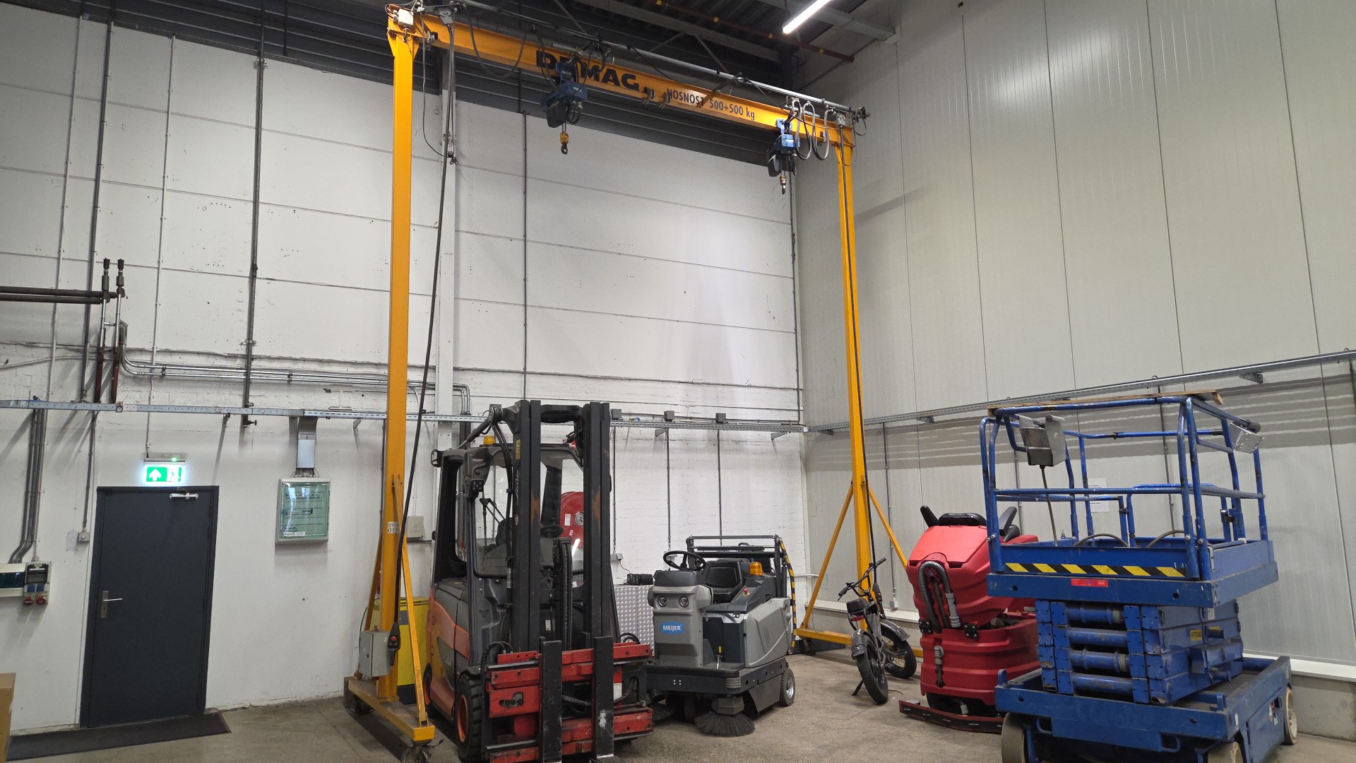Demag verrijdbaar portaal 2 x 500 kg (PK01)
